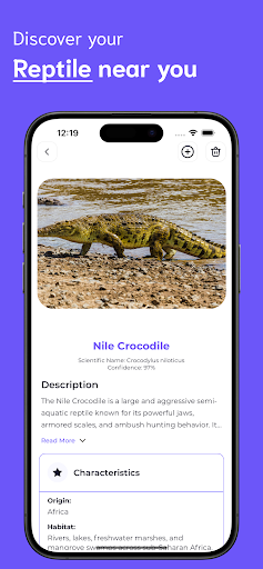 Reptile Identifier ekran görüntüsü