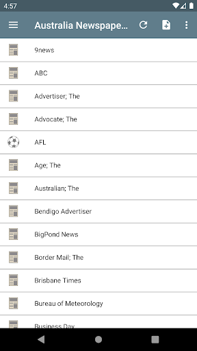 Australia Newspapers ekran görüntüsü