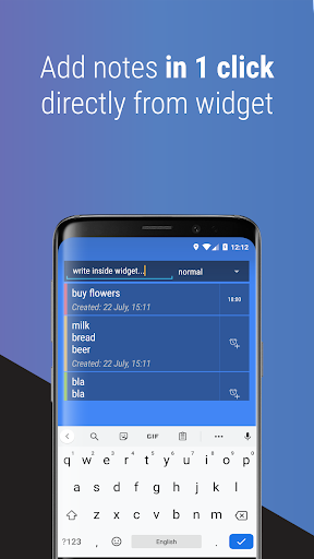 Notes Widget Reminder ekran görüntüsü