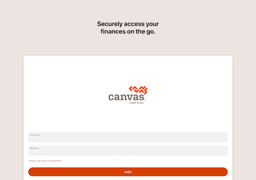Canvas Credit Union ekran görüntüsü