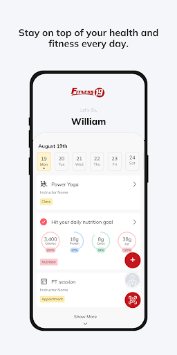 Fitness19 Pittsburgh ekran görüntüsü