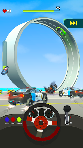 Crazy Rush 3D - Araba Oyunları ekran görüntüsü