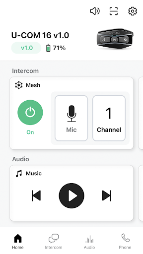 Interphone UNITE ekran görüntüsü