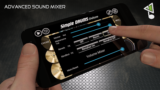 Simple Drums Deluxe: bateri ekran görüntüsü