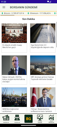 Borsanın Gündemi ekran görüntüsü