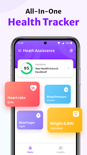 Heart Rate, BP & Sugar App ekran görüntüsü