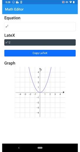 Math editor & Graph ekran görüntüsü