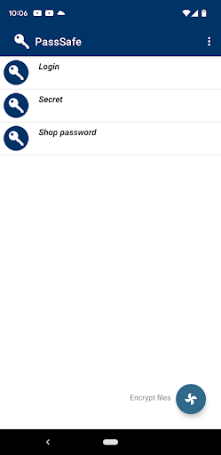 Şifreli Notlar ekran görüntüsü