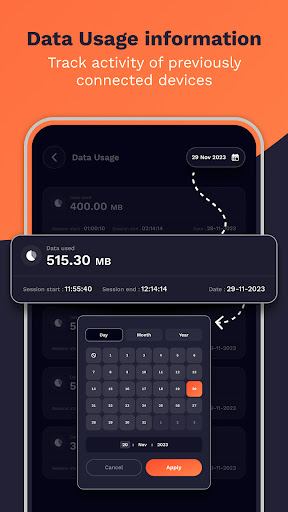 Mobile hotspot : Data Controls ekran görüntüsü