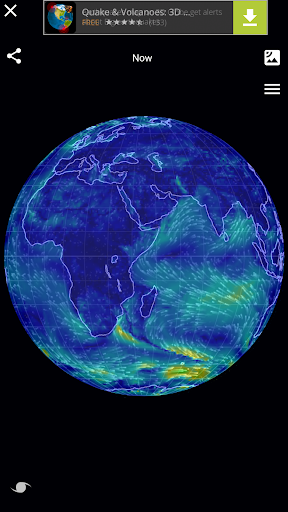 Wind Map Hurricane Tracker, 3D ekran görüntüsü