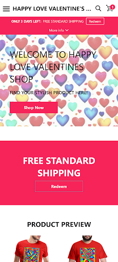 Happy Love Valentine's Shop ekran görüntüsü
