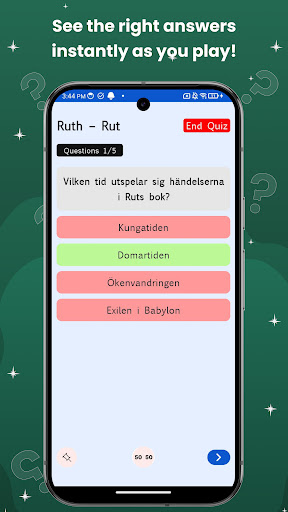 Swedish Bible Quiz ekran görüntüsü