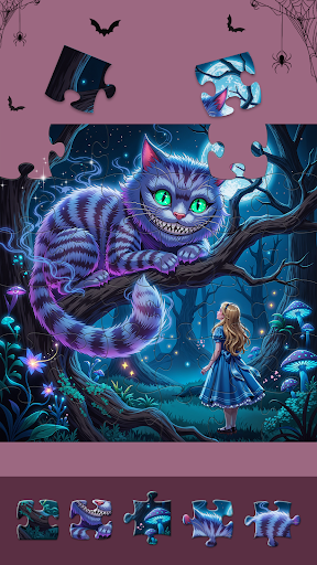 Dark Night Jigsaw Puzzles Game ekran görüntüsü