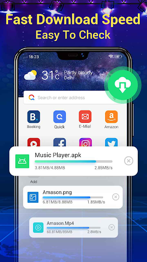 Web Tarayıcı ve Hızlı Explorer ekran görüntüsü