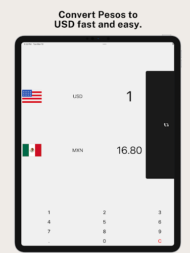 Mexican Peso US Dollar Convert ekran görüntüsü