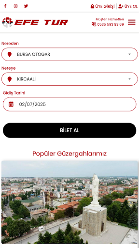 Efe Tur OOD ekran görüntüsü
