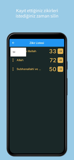 TasbApp: Zikirmatik Tesbih Dua ekran görüntüsü