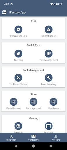 Plant Maintenance - iFactory ekran görüntüsü