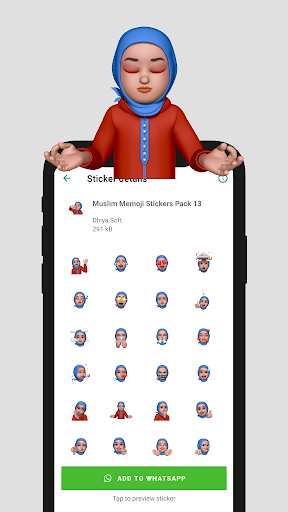 Muslim Memoji Stickers ekran görüntüsü