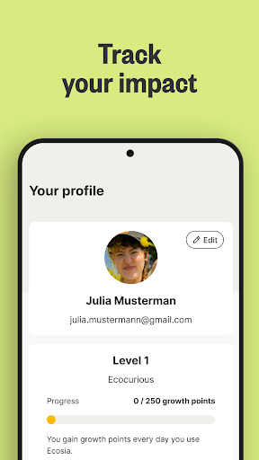 Ecosia: Search to plant trees ekran görüntüsü