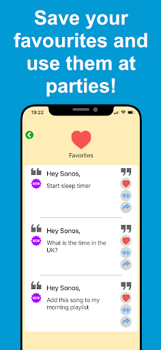 Ask for Sonos ekran görüntüsü