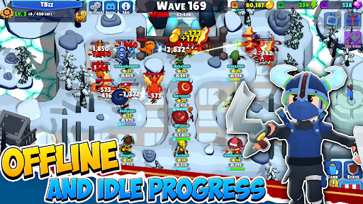 Idle Hero TD Tower Defense RPG ekran görüntüsü