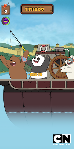 We Bare Bears: Crazy Fishing ekran görüntüsü