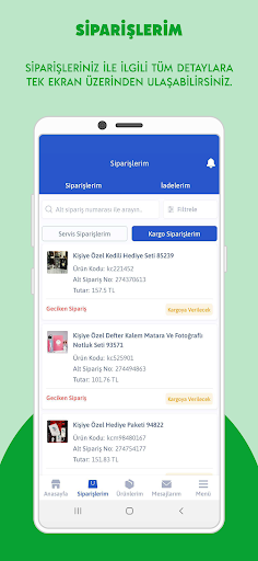 Çiçeksepeti Satıcı Paneli ekran görüntüsü