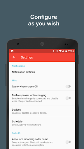 Audify Notification Announcer ekran görüntüsü