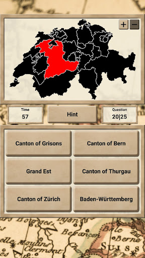 Europe Geography - Quiz Game ekran görüntüsü