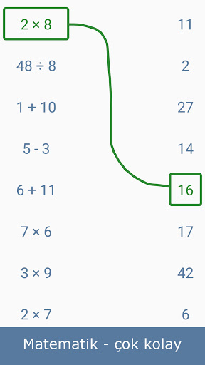 Matematik oyunları ekran görüntüsü