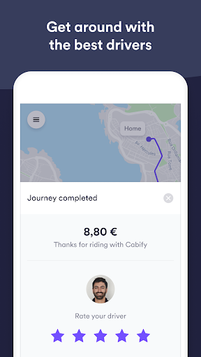 Easy Taxi, a Cabify app ekran görüntüsü