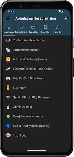 Aydınlatma Hesaplamaları ekran görüntüsü