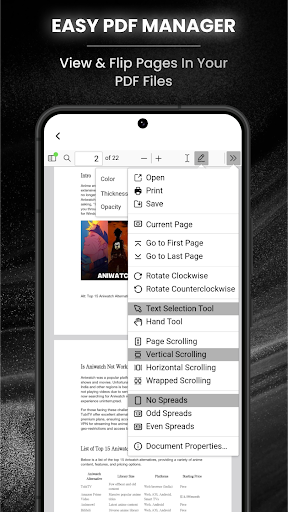 SnapPDF - PDF Reader & Viewer ekran görüntüsü