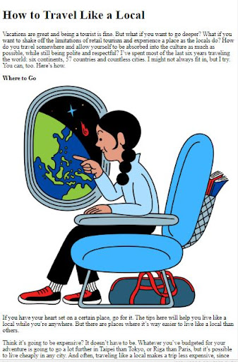 How to Travel ekran görüntüsü