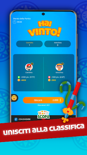 Scopa Online - Gioco di Carte ekran görüntüsü