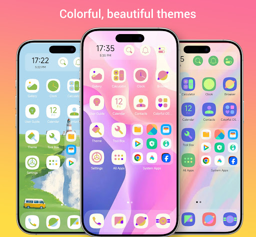 Colorful OS Launcher: Themes ekran görüntüsü