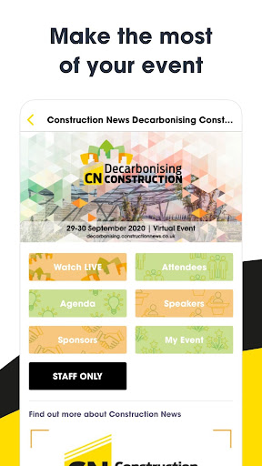 Construction News Events ekran görüntüsü