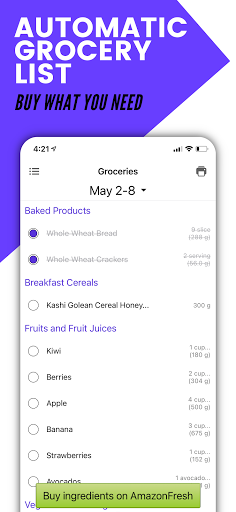 Prospre: Macro Meal Planner ekran görüntüsü