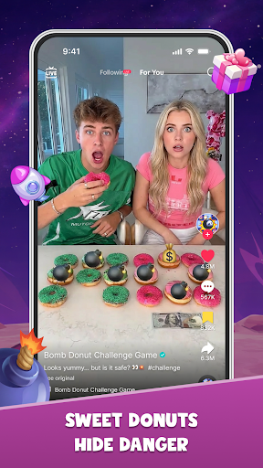 Bomb Donut Challenge Game ekran görüntüsü