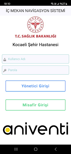 Aniventi Indoor App ekran görüntüsü