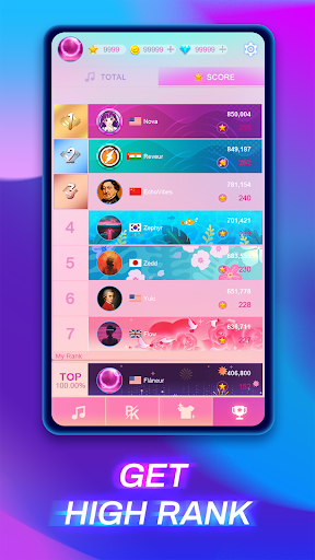 Piano Fire 2: Slide Challenge ekran görüntüsü