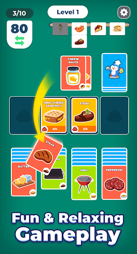 Solitaire Food: Card Journey ekran görüntüsü