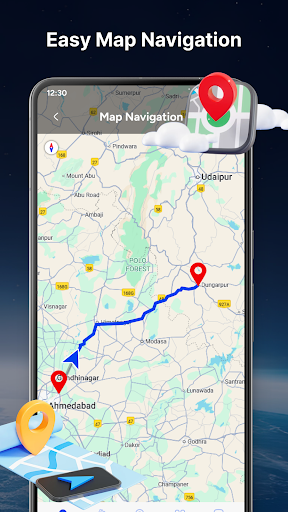 GPS Map: Live Earth Camera 3D ekran görüntüsü