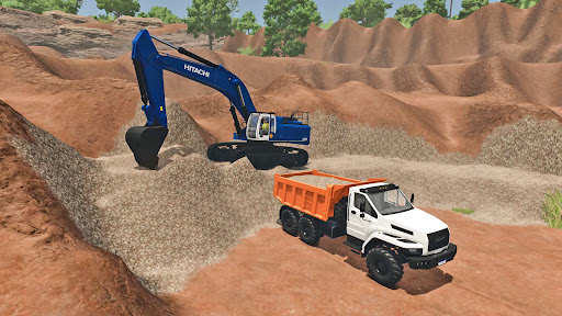 JCB İnşaat Kamyonu Oyunları ekran görüntüsü