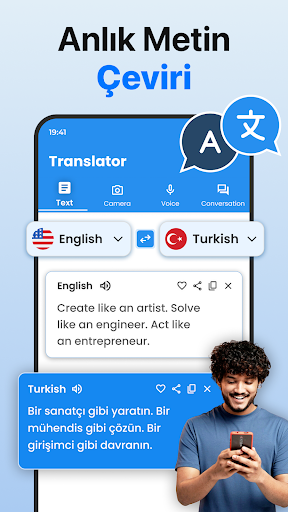 Çevir - Fotoğraf çeviri ekran görüntüsü