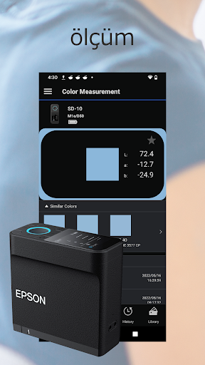 Epson Spectrometer ekran görüntüsü