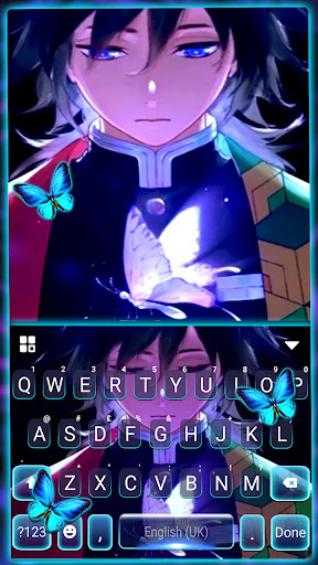 Butterfly Anime Man Tema ekran görüntüsü