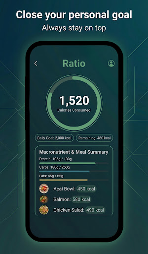 Ratio: Food & Calorie Tracker ekran görüntüsü