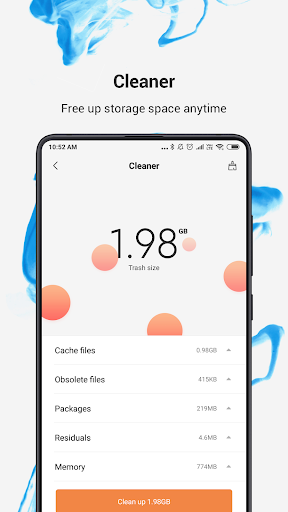 Xiaomi Dosya Yöneticisi ekran görüntüsü